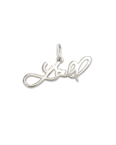 Davie Sterling Silver Pendant Necklace in Rock Crystal | Kendra Scott